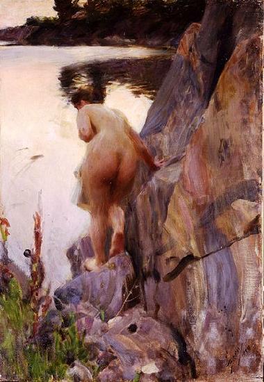 Anders Zorn Sommerabend china oil painting image